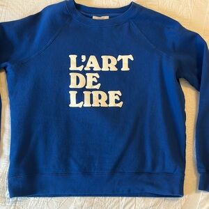 Sezane L’art de lire sweatshirt pullover jumper